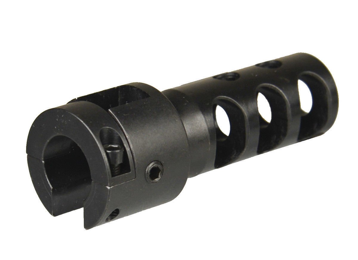 7.62x39mm Bolt On Competition Muzzle Brake Recoil Reducer 2PC Tighten Screw...